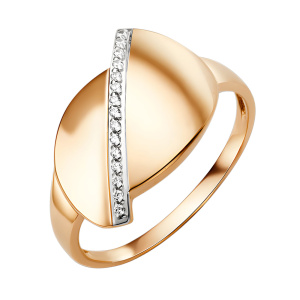 Кольцо из золота 585 пробы DINASTIA 013251-1102