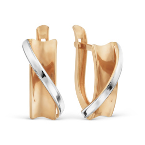 Серьги из золота 585 пробы KARATOV Т130028609