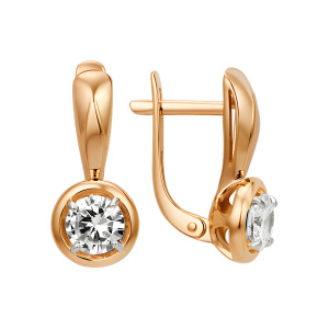 Серьги из золота 585 пробы DINASTIA 011522-1102