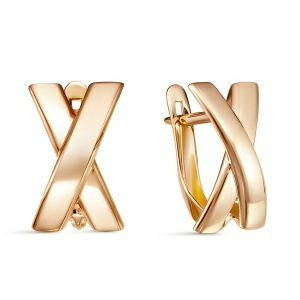 Серьги из золота 585 пробы DEL'TA 224031
