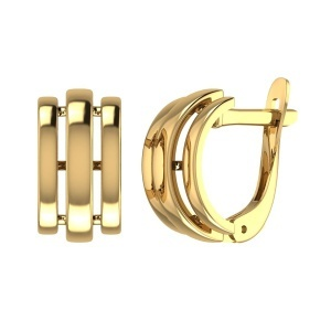 Серьги из золота 585 пробы SANIS 01-208640