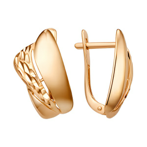 Серьги из золота 585 пробы DINASTIA 013342-1010
