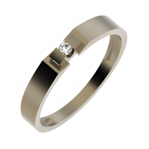 Кольцо из золота 585 пробы DINASTIA 015221-1100