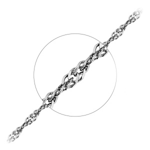 Цепь из серебра 925 пробы VLADLENA Ц1ПН27РО040040