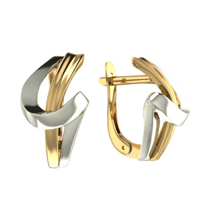 Серьги из золота 585 пробы SANIS 01-208657