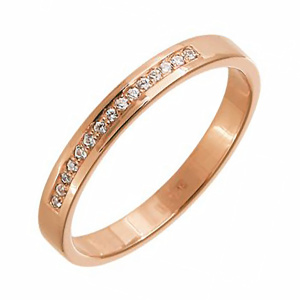 Кольцо из золота 585 пробы с фианитом PRIMOSSA 201 150 306