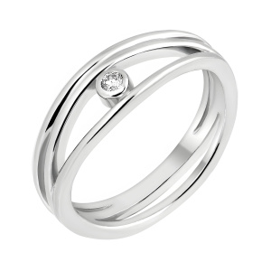 Кольцо из серебра 925 пробы с фианитом SVETLOV 11-1455-23-01