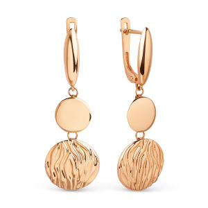 Серьги из золота 585 пробы DINASTIA 801742-1000