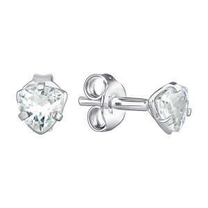 Серьги из серебра 925 пробы с фианитом TALANT 12-72-0001-29606