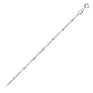 Цепь из серебра 925 пробы KRASTSVETMET НЦ 22-084Ю-3 d.0.40