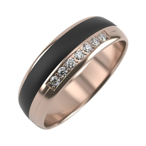 Кольцо из золота 585 пробы GRAF КОЛЬЦОВ КРБ-7/к