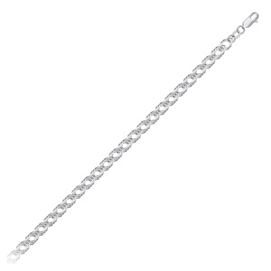 Цепь из серебра 925 пробы KRASTSVETMET НЦ 22-203Ю-3 d.0,60