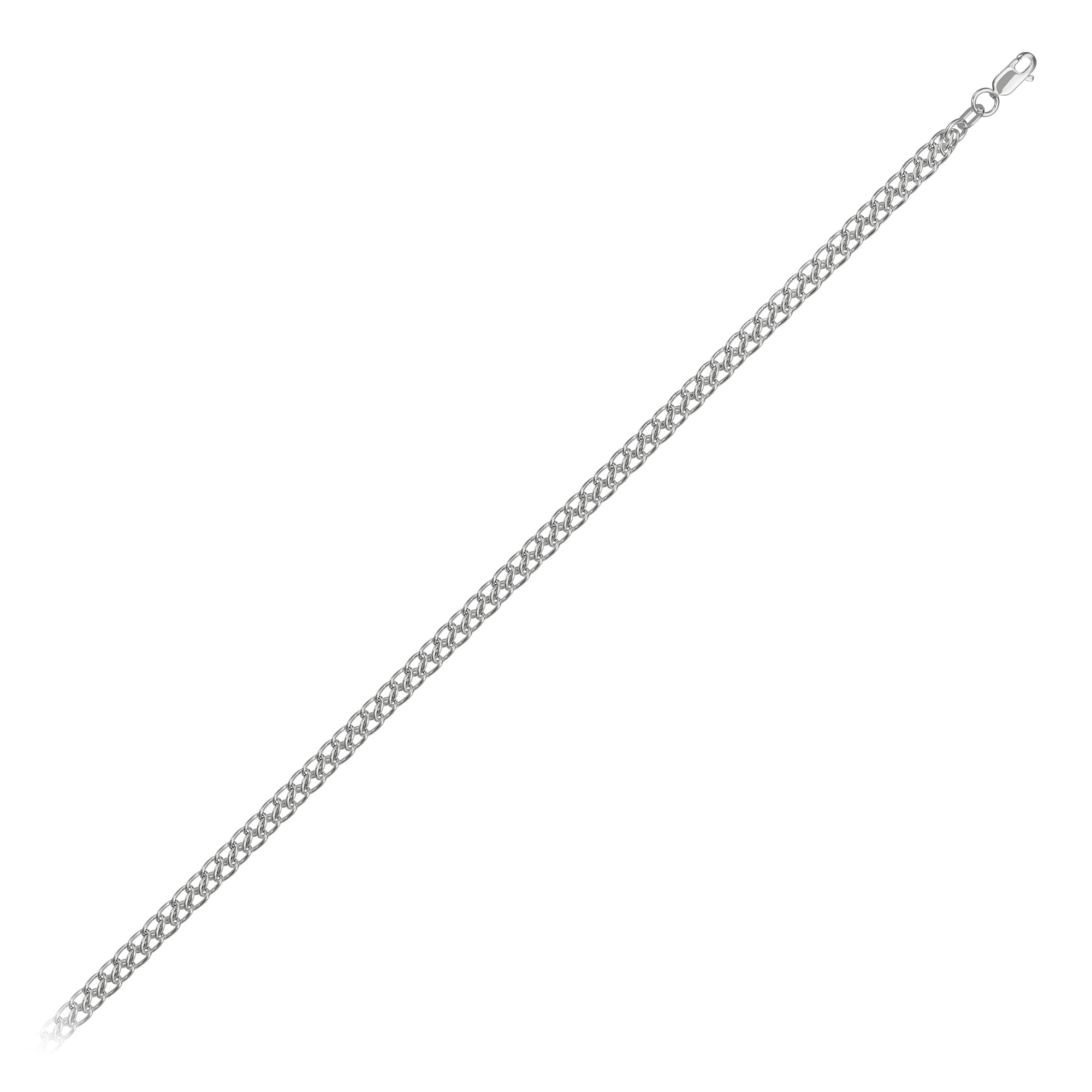 Цепь из серебра 925 пробы KRASTSVETMET НЦ 22-320Ю-3 d.0.60 Серебро 925 пр.