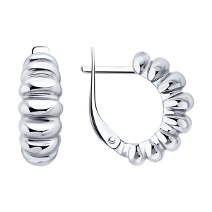 Серьги из серебра 925 пробы SOKOLOV 94026786