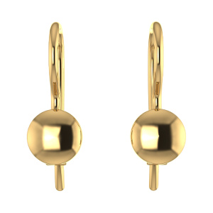 Серьги из золота 585 пробы SANIS 01-206765