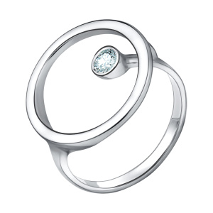 Кольцо из серебра 925 пробы с фианитом TALANT 20-72-0001-10497