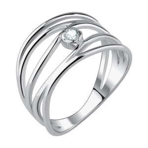 Кольцо из серебра 925 пробы с цирконием TALANT 20-72-0001-40342