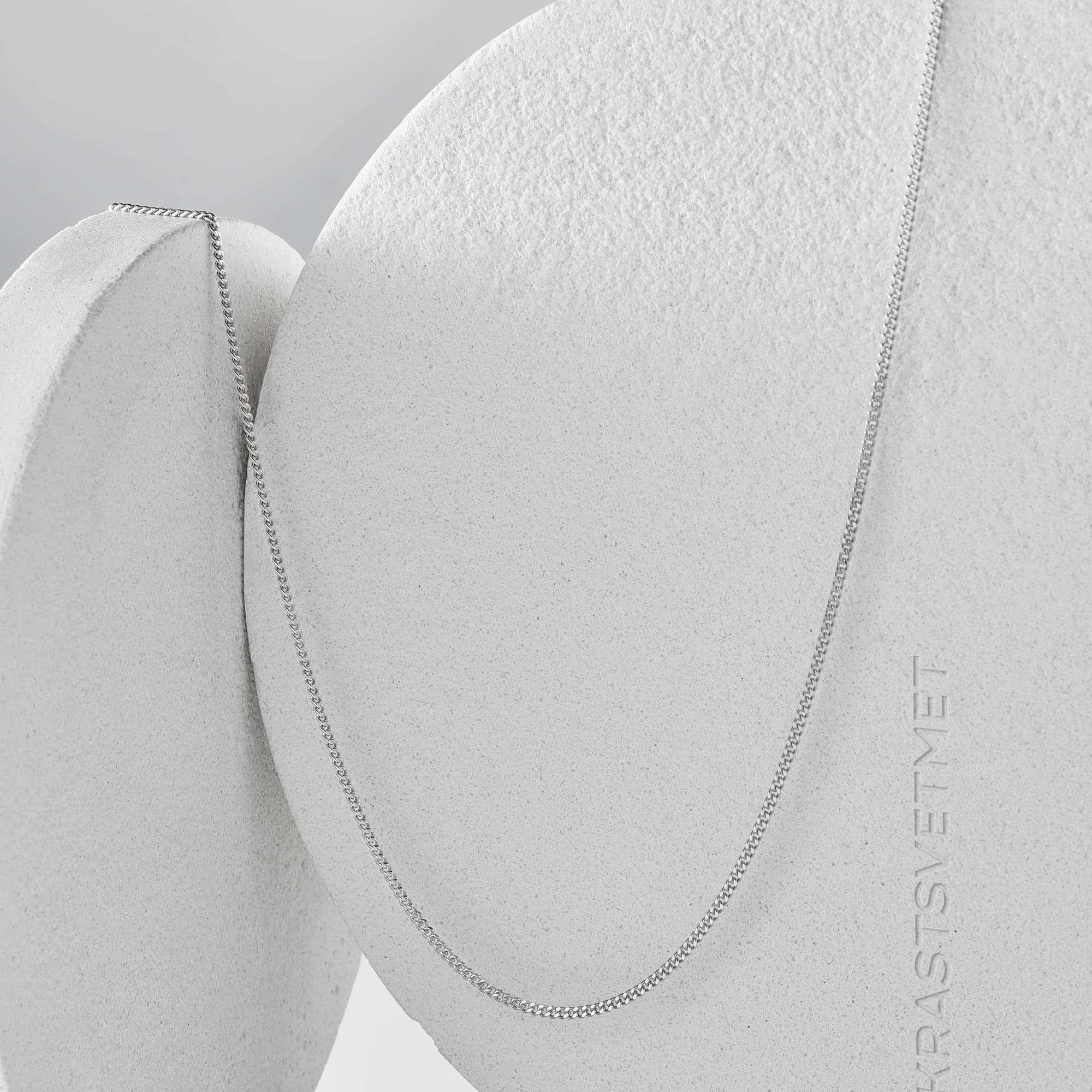 Цепь из серебра 925 пробы KRASTSVETMET НЦ 22-002Ю-3 d.0,35 