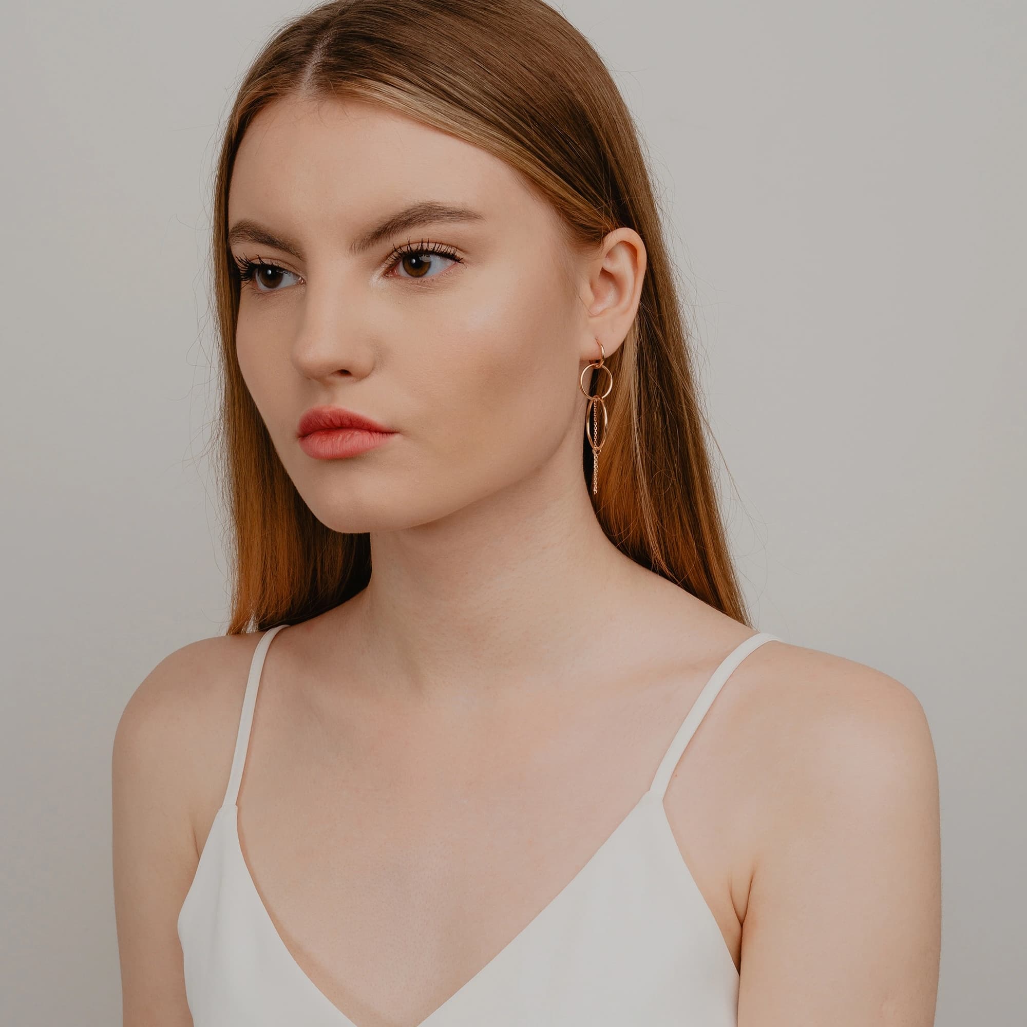 Серьги из золота 585 пробы SANIS 01-205594 Золото 585 пр.
