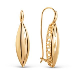 Серьги из золота 585 пробы DINASTIA 018602-1000