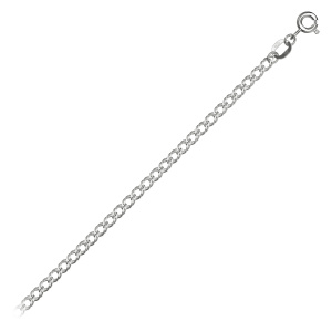 Цепь из серебра 925 пробы KRASTSVETMET НЦ 22-076Ю-3 d.0.40
