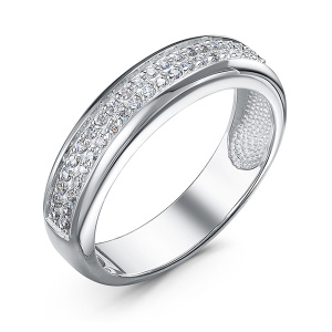 Кольцо из серебра 925 пробы с фианитом DEL'TA с1105851