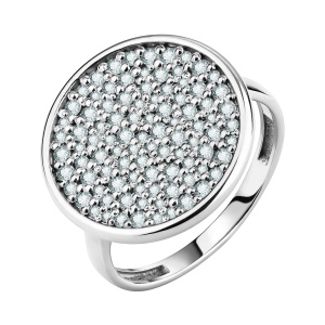 Кольцо из серебра 925 пробы с фианитом TALANT 20-72-0001-15386