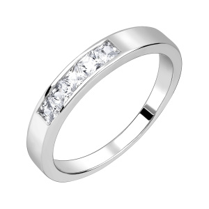 Кольцо из серебра 925 пробы с фианитом JUVEDEL КЛ-4806М