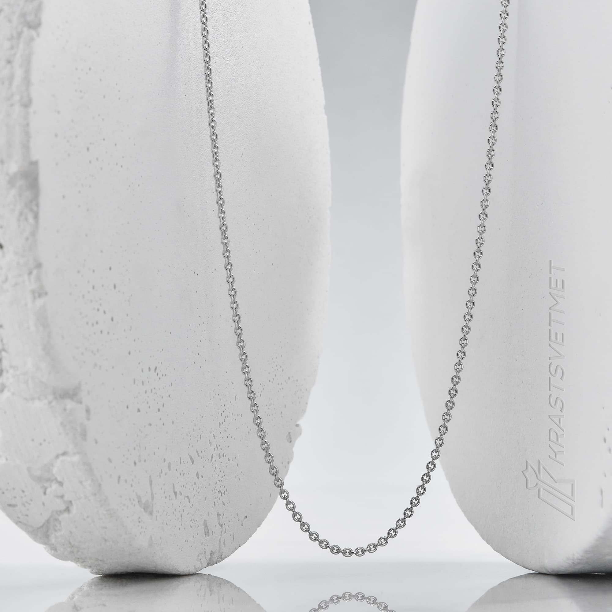 Цепь из серебра 925 пробы KRASTSVETMET НЦ 22-034Ю-3 d.0,40 Серебро 925 пр.
