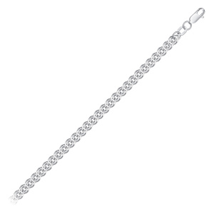 Цепь из серебра 925 пробы KRASTSVETMET НЦ 22-200Ю-3 d.0.60
