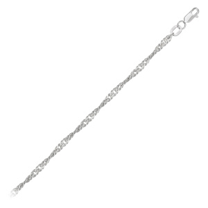 Цепь из серебра 925 пробы KRASTSVETMET НЦ 22-028Ю-3 d.0.50
