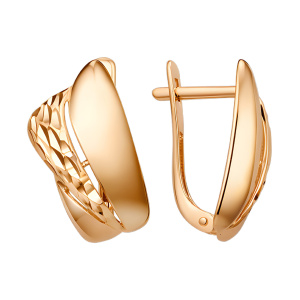 Серьги из золота 585 пробы DINASTIA 013342-1010