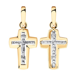 Крест из золота 585 пробы SOKOLOV 121324