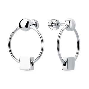 Серьги из серебра 925 пробы АЛМАЗ-ХОЛДИНГ 3407015188