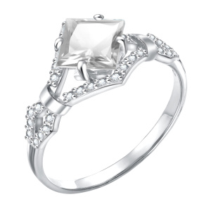 Кольцо из серебра 925 пробы с фианитом TALANT 20-72-0001-23763