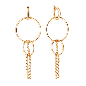 Серьги из золота 585 пробы SANIS 01-205594