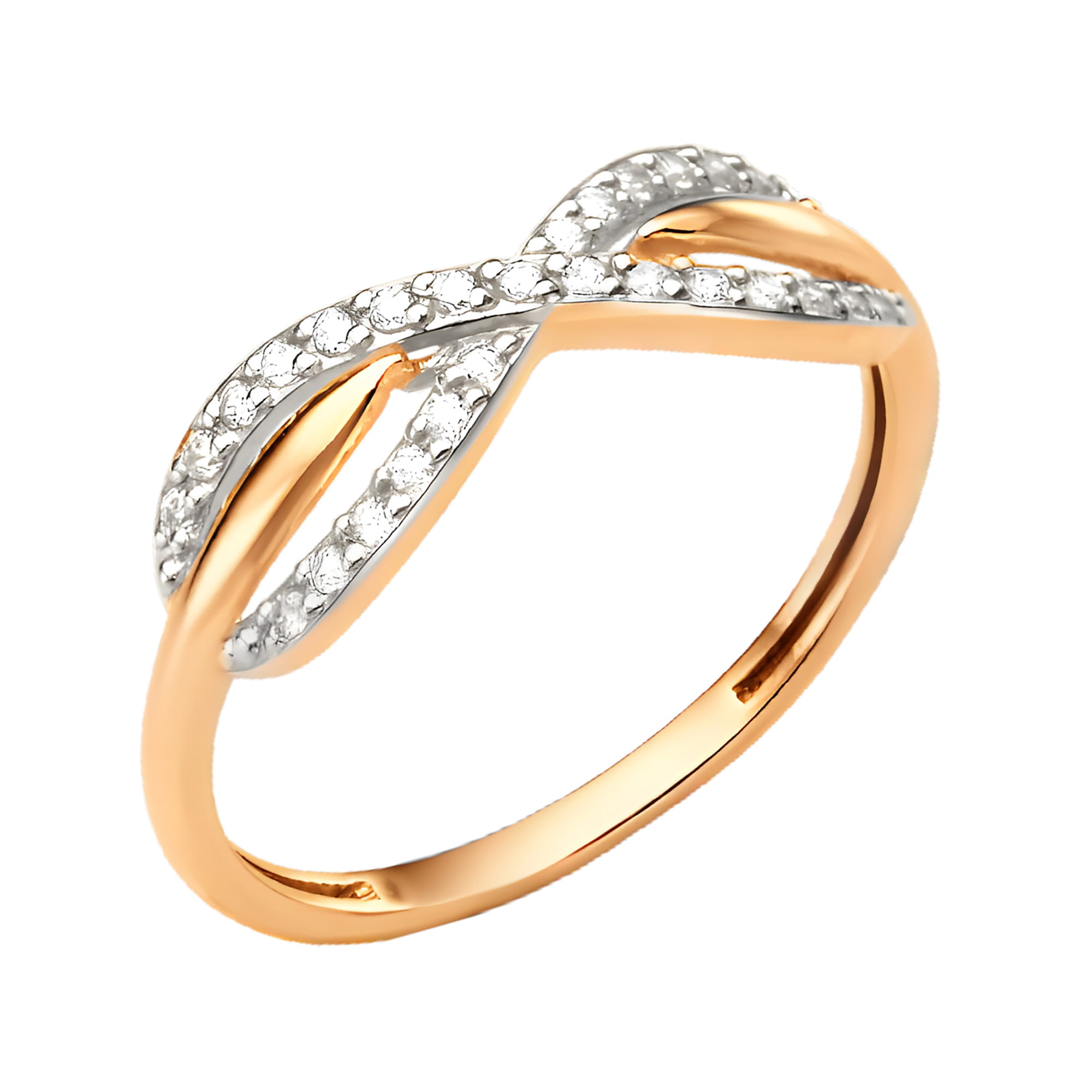 Кольцо из золота 585 пробы DINASTIA 000891-1102 Золото 585 пр.