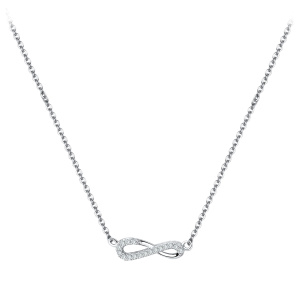 Колье из серебра 925 пробы с фианитом TALANT 33-72-0001-26651