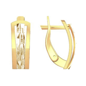Серьги из золота 585 пробы РЕМИКС 11011553