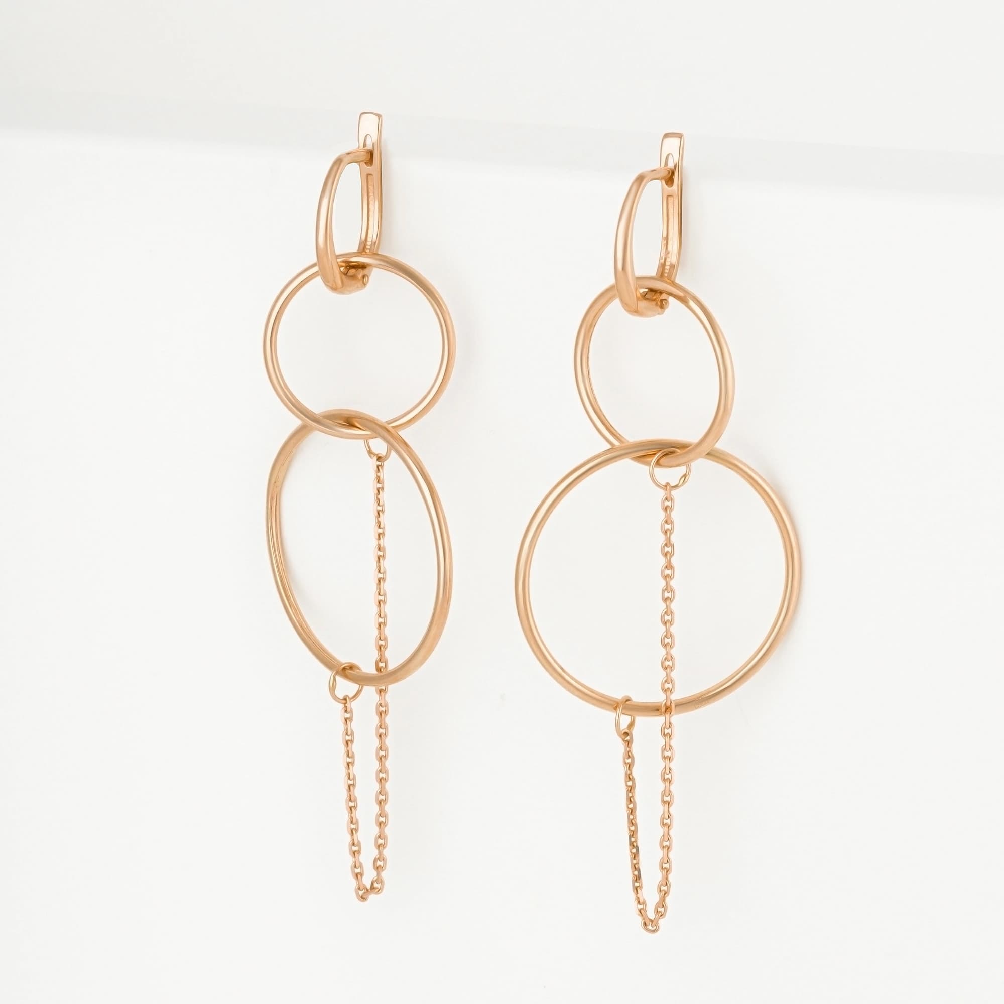 Серьги из золота 585 пробы SANIS 01-205594 Золото 585 пр.