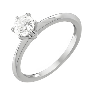 Кольцо из серебра 925 пробы с кристаллом EFREMOV 1010017177