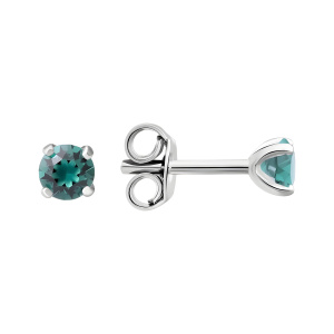 Серьги из серебра 925 пробы с кристаллом swarovski TALANT 12-72-000Б-26413