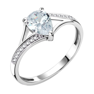 Кольцо из серебра 925 пробы с фианитом TALANT 20-72-0001-11805