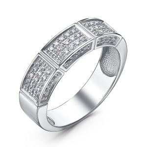 Кольцо из серебра 925 пробы с фианитом DEL'TA с1105808