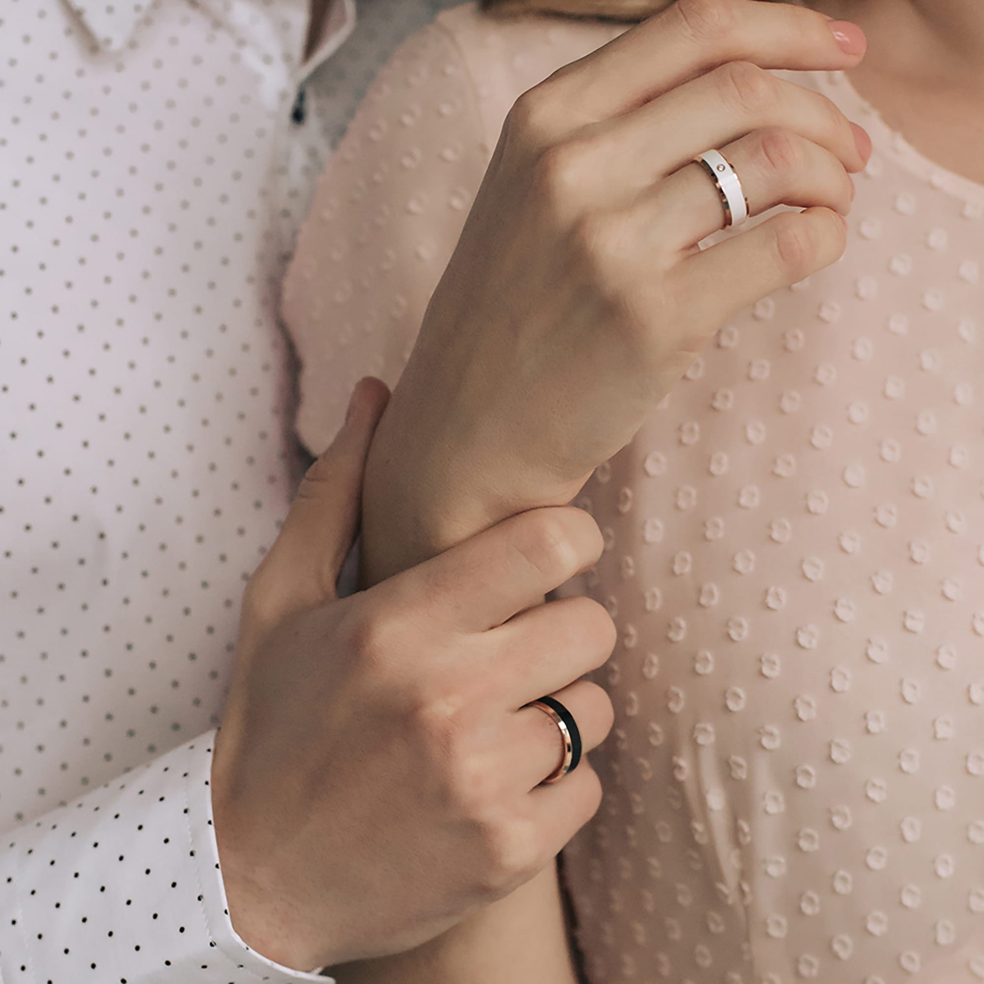 Кольцо из золота 585 пробы с бриллиантом GRAF КОЛЬЦОВ Л-37кб-1бр/к Золото 585 пр.