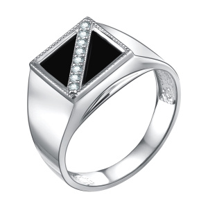 Кольцо из серебра 925 пробы с агатом TALANT 21-72-0801-29147