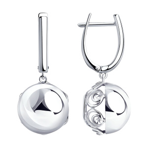 Серьги из серебра 925 пробы SOKOLOV 94-121-00978-1