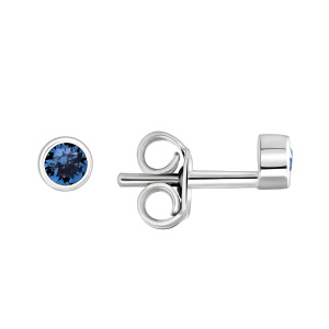 Серьги из серебра 925 пробы с кристаллом swarovski TALANT 12-72-000F-24140