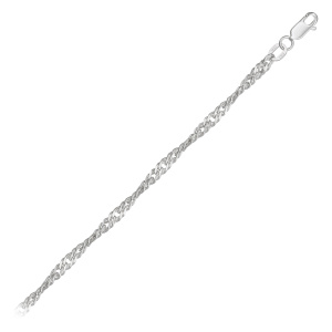 Браслет из серебра 925 пробы KRASTSVETMET НБ 22-028Ю-3 d.0.60