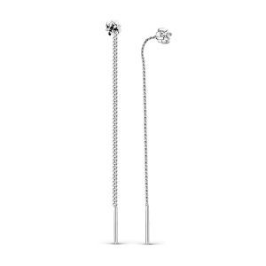 Серьги из серебра 925 пробы с фианитом АЛМАЗ-ХОЛДИНГ 3207015498